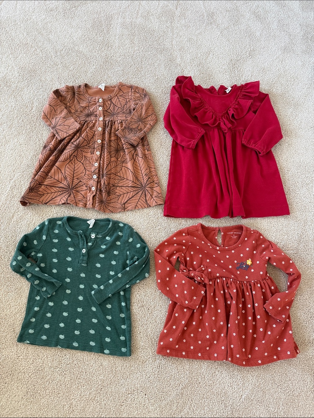 3T Kate Quinn Toddler Girls Long Sleeve & Dress - 4 pieces